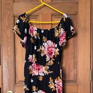Maurice’s size L. High low floral dress. Like new.